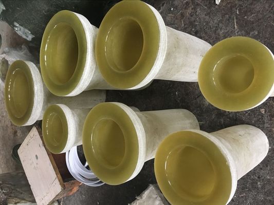 PN6-PN16 GRP plastikowy kołnierz rurowy z kołnierzem i szlifowaniem