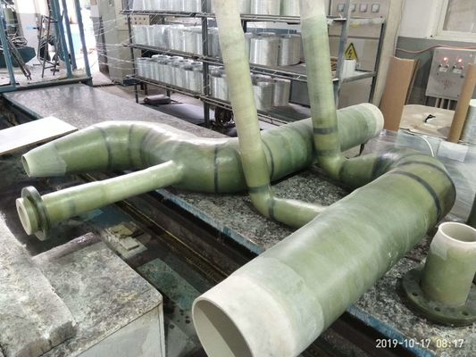 Ciśnienie 50PSI-150PSI Rura FRP Rura wzmocniona ze szkła zielonego